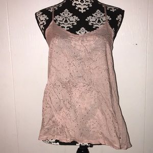 🍓pink studded tank top
